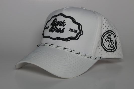 BunkBros 5 Pannel Rope Golf Hat l White