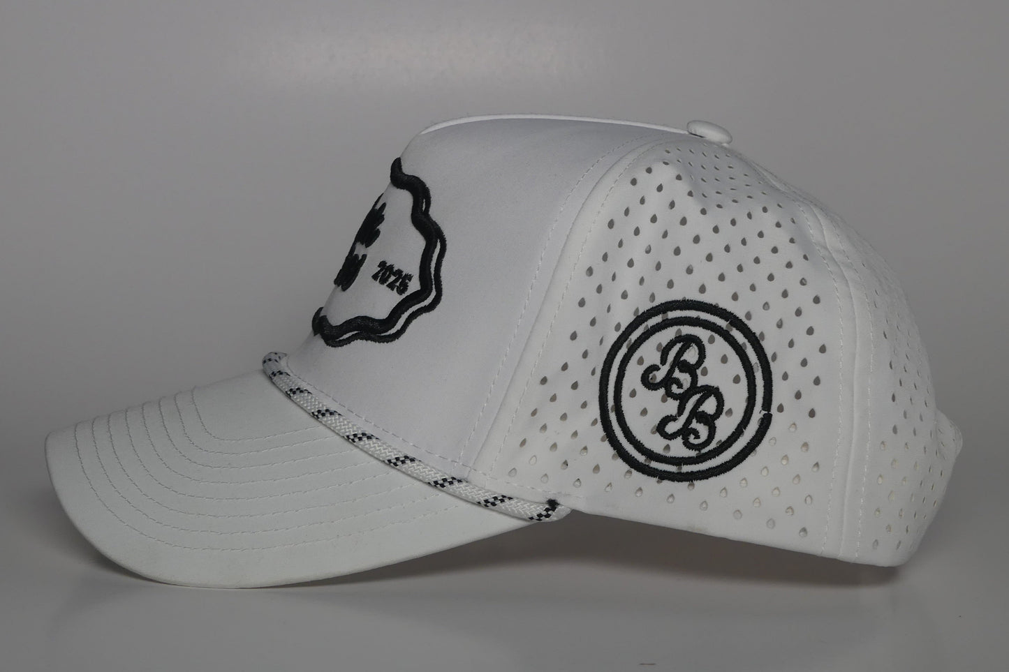 BunkBros 5 Pannel Rope Golf Hat l White