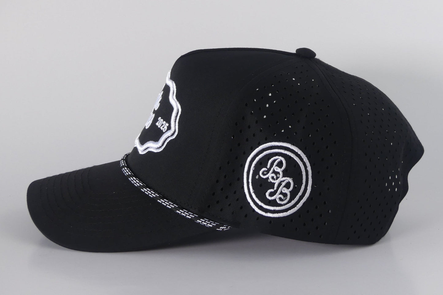 BunkBros 5 Pannel Rope Golf Hat l Black