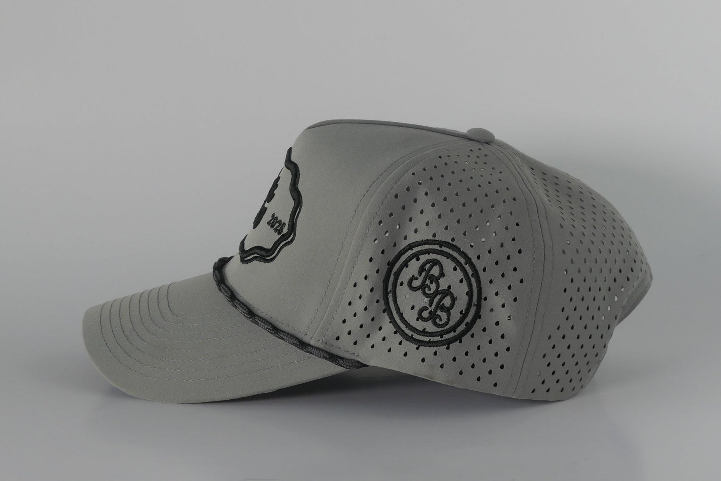 BunkBros 5 Pannel Rope Golf Hat l Gray